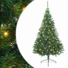 Árbol de Navidad artificial pre-iluminado Verde 240 cm PVC 1