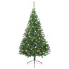 Árbol de Navidad artificial pre-iluminado Verde 240 cm PVC 2