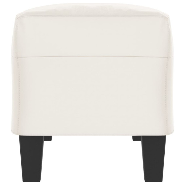 Banco de tela de microfibra beige 100x35x41 cm M 4