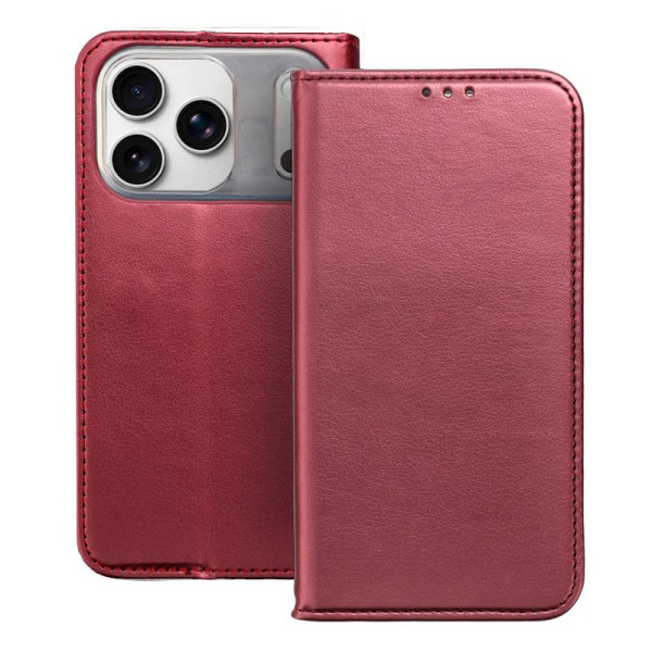Funda COOL Flip Cover para iPhone 17 Pro Liso Burgundy M 2