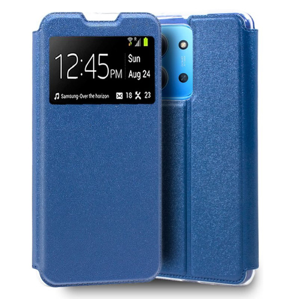 Funda COOL Flip Cover para Xiaomi Redmi 15C Liso Azul D