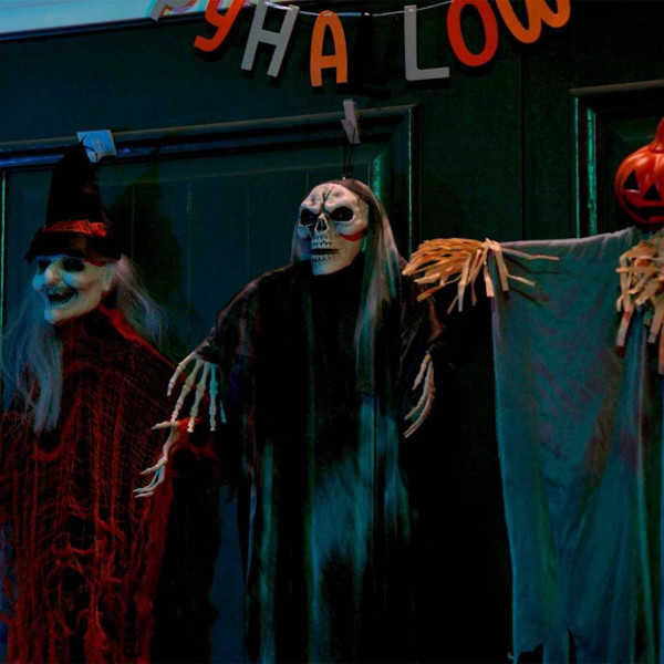 Fantasma Colgante de Halloween 3 pcs Multicolor 77 x 98 cm M 5