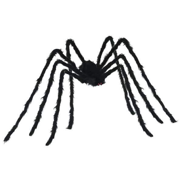 Decoración de Araña de Halloween Manual 3 pcs Negro 200 cm M 4