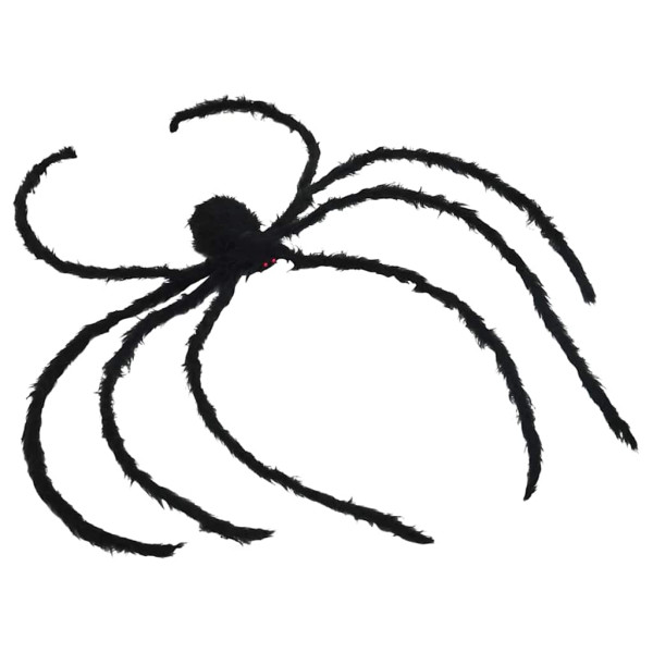 Decoración de Araña de Halloween Manual 3 pcs Negro 200 cm M 5