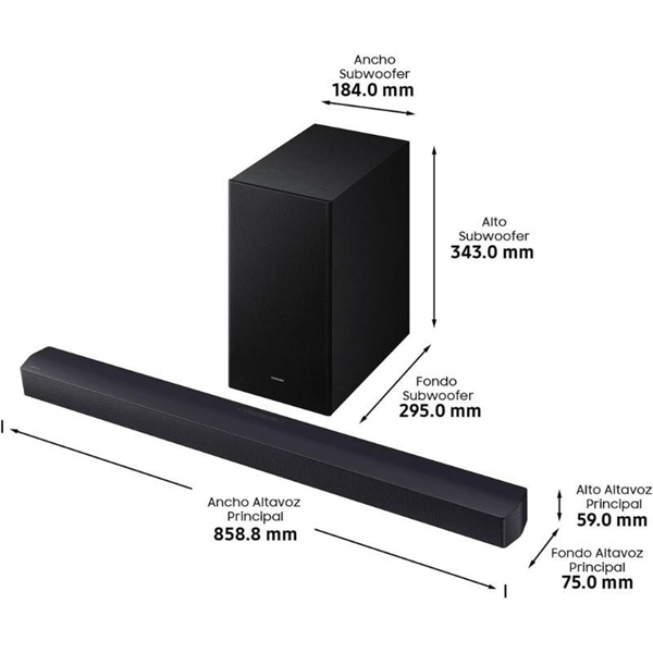 Barra de sonido Samsung B450F negro M 4