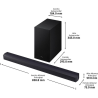Barra de sonido Samsung B450F negro 4