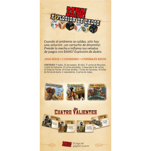 JUEGO DE MESA BANG EXPLOSION DE DADOS H