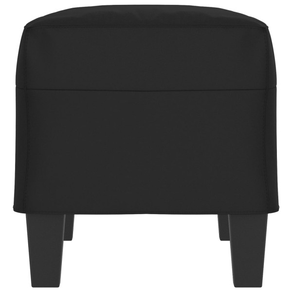 Banco de tela de microfibra negro 70x35x41 cm M 4