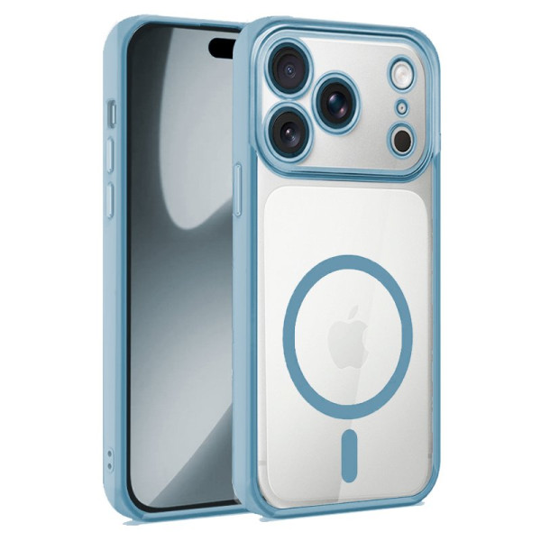 Carcasa COOL para iPhone 17 Pro Magnética Borde Celeste D