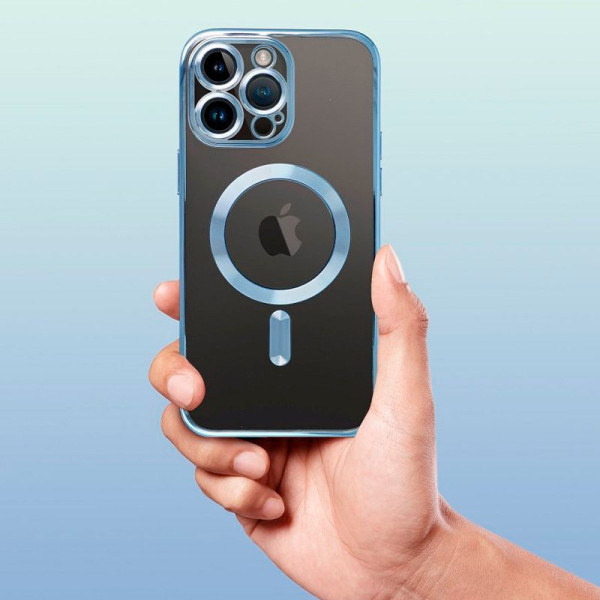 Carcasa COOL para iPhone 17 Pro Magnética Borde Celeste M 6