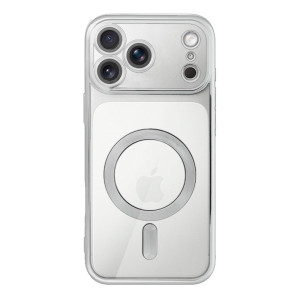 Carcasa COOL para iPhone 17 Pro Magnética Borde Plata H