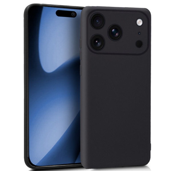 Funda COOL Silicona para iPhone 17 Pro Max (Negro) D