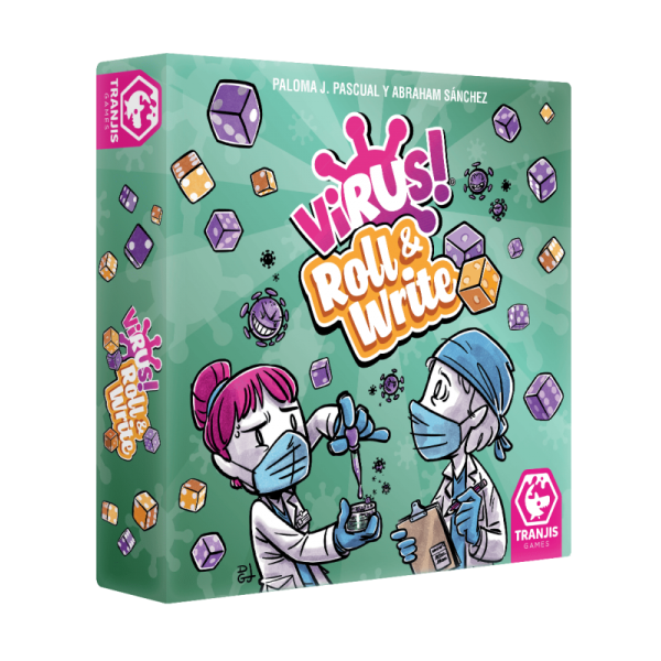 Juego de mesa VIRUS! ROLL & WRITE pegi 8 D