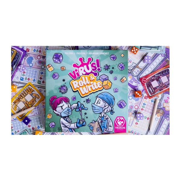 Juego de mesa VIRUS! ROLL & WRITE pegi 8 M 2