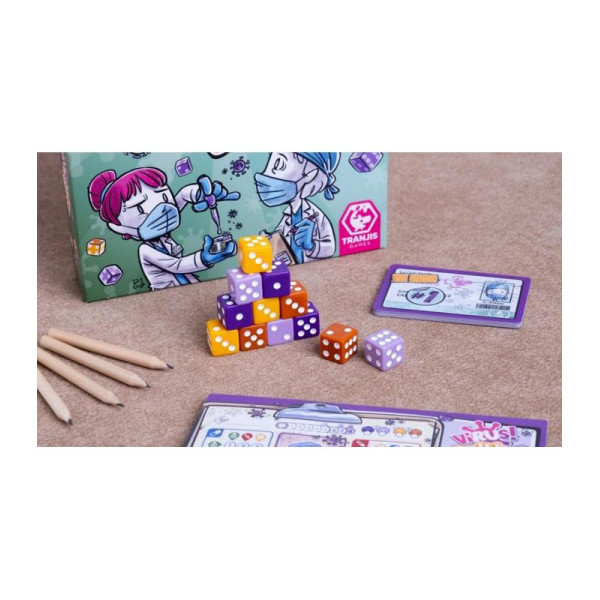 Juego de mesa VIRUS! ROLL & WRITE pegi 8 M 4