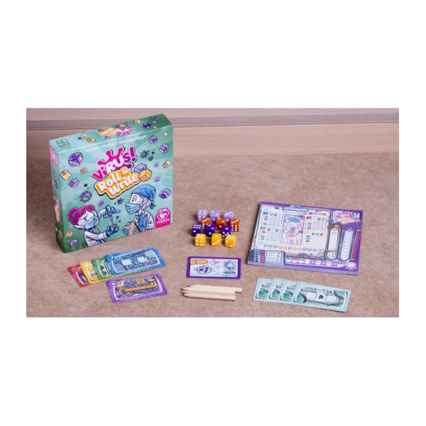 Juego de mesa VIRUS! ROLL & WRITE pegi 8 M 5