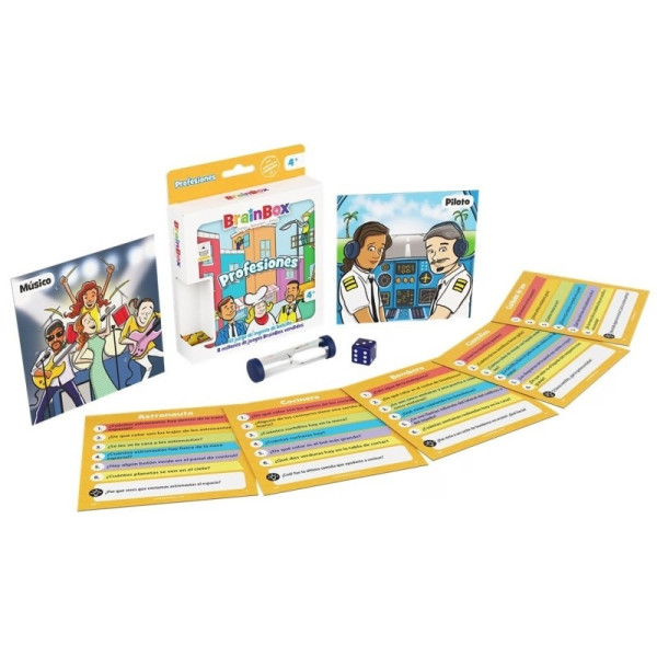 Juego de mesa brainbox pocket profesiones edad recomendad 4 años M 2