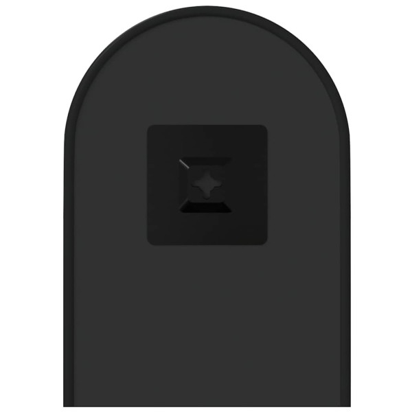 Espejo de pared ovalado negro 40x15 cm M 5