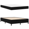 Cama tipo Box Spring Negro y Negro 140 x 190 cm 5