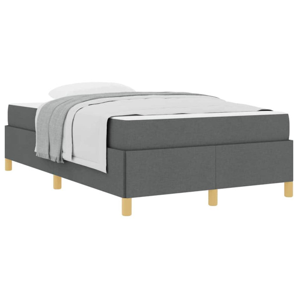 Cama tipo Box Spring Gris oscuro y blanco y gris oscuro M 3