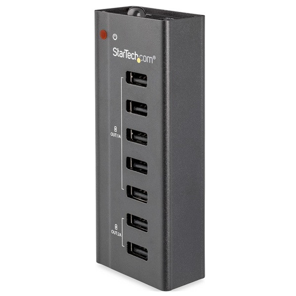 Estación de carga STARTECH 7 puertos USB negro M 2