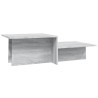 Mesa de centro madera contrachapada gris Sonoma 111.5x50x33 cm 2