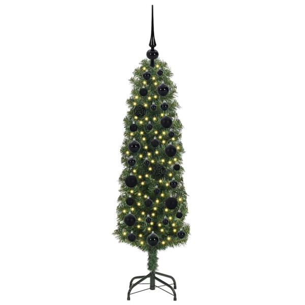 Árbol de Navidad artificial Verde 120 cm PVC. Acero y Plástico M 3