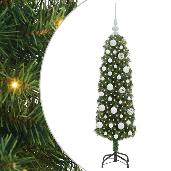 Árbol de Navidad artificial Verde 120 cm PVC. Acero y Plástico M 2