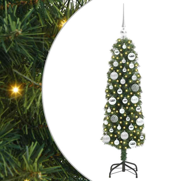 Árbol de Navidad artificial Verde 120 cm PVC. Acero y Plástico M 2