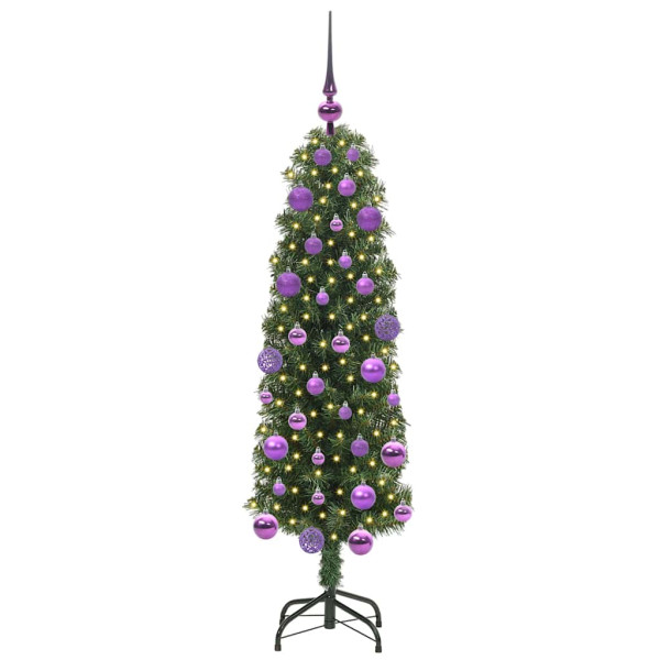 Árbol de Navidad artificial Verde 120 cm PVC. Acero y Plástico M 3