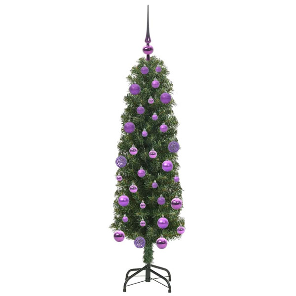 Árbol de Navidad artificial Verde 120 cm PVC. Acero y Plástico M 4