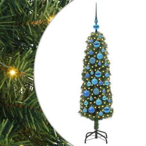 Árbol de Navidad artificial Verde 120 cm PVC. Acero y Plástico H