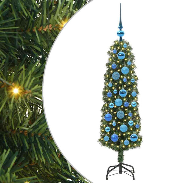 Árbol de Navidad artificial Verde 120 cm PVC. Acero y Plástico M 2