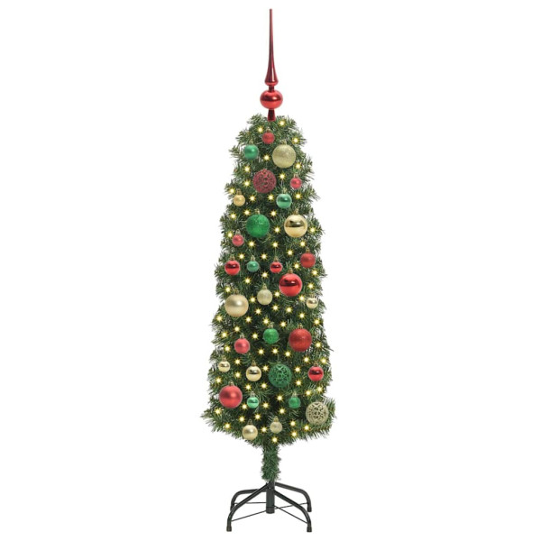 Árbol de Navidad artificial Verde 120 cm PVC. Acero y Plástico M 3
