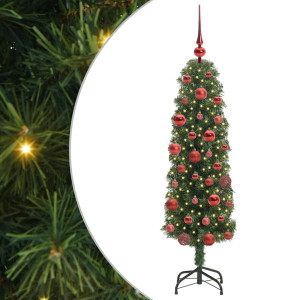 Árbol de Navidad artificial Verde 150 cm PVC. Acero y Plástico H