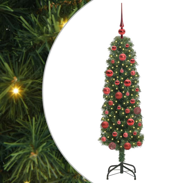 Árbol de Navidad artificial Verde 150 cm PVC. Acero y Plástico M 2