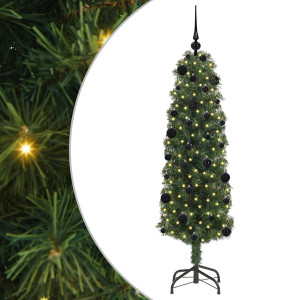 Árbol de Navidad artificial Verde 150 cm PVC. Acero y Plástico H