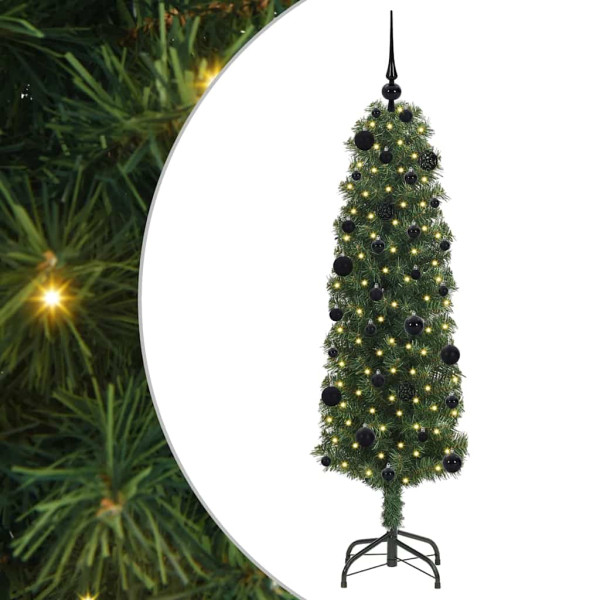 Árbol de Navidad artificial Verde 150 cm PVC. Acero y Plástico M 2