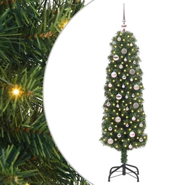 Árbol de Navidad artificial Verde 150 cm PVC. Acero y Plástico D
