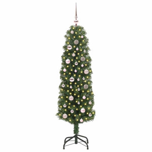 Árbol de Navidad artificial Verde 150 cm PVC. Acero y Plástico H