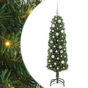 Árbol de Navidad artificial Verde 150 cm PVC. Acero y Plástico H