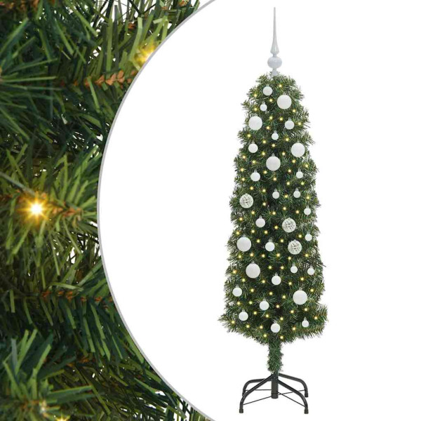 Árbol de Navidad artificial Verde 150 cm PVC. Acero y Plástico M 2