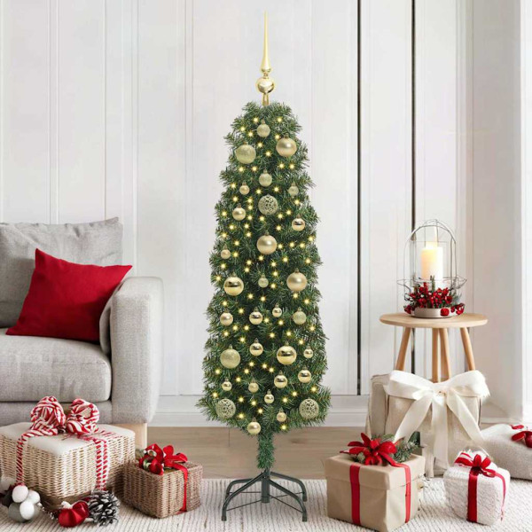 Árbol de Navidad artificial Verde 150 cm PVC. Acero y Plástico D