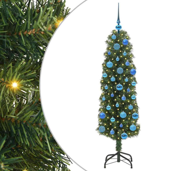 Árbol de Navidad artificial Verde 150 cm PVC. Acero y Plástico M 2