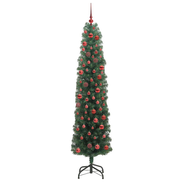 Árbol de Navidad artificial Verde 180 cm PVC. Acero y Plástico M 3