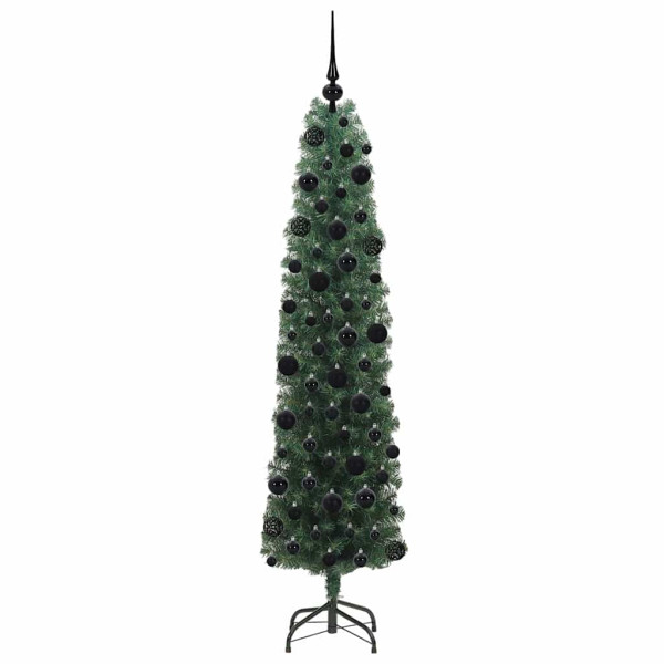 Árbol de Navidad artificial Verde 180 cm PVC. Acero y Plástico M 4