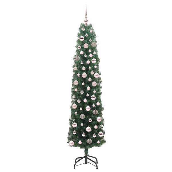 Árbol de Navidad artificial Verde 180 cm PVC. Acero y Plástico M 3
