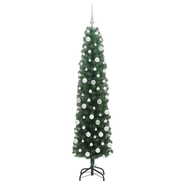 Árbol de Navidad artificial Verde 180 cm PVC. Acero y Plástico M 4