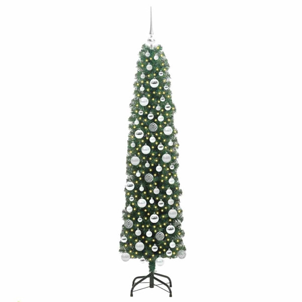 Árbol de Navidad artificial Verde 180 cm PVC. Acero y Plástico M 3