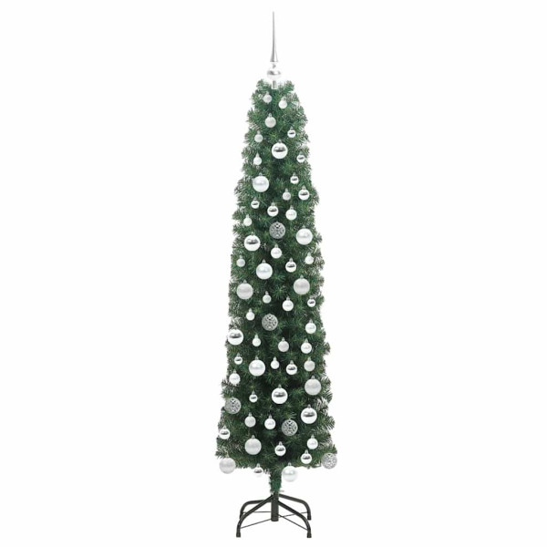 Árbol de Navidad artificial Verde 180 cm PVC. Acero y Plástico M 4